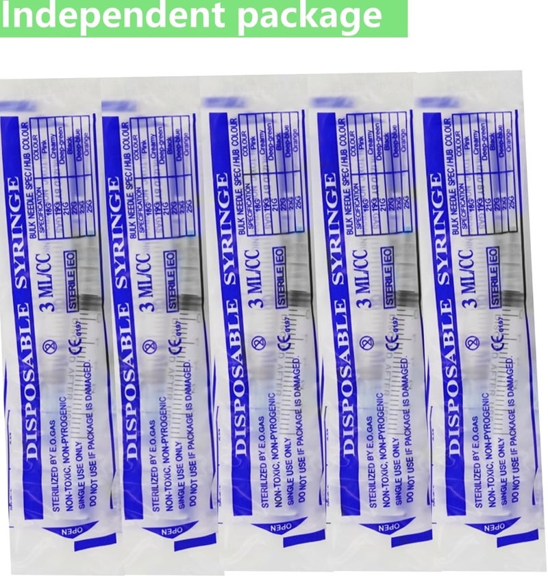 zogsnton 50 Pcs/Box - 21Ga 3ml Lab Dispensing Utensils, Individually Wrapped - Image 4